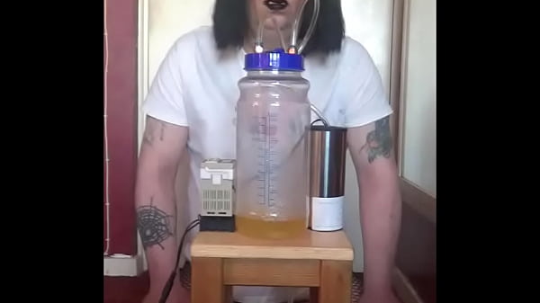 Play MP4 - bisexual crossdresser with his portable cow milking machine part 5 with the 10 voting down wankers