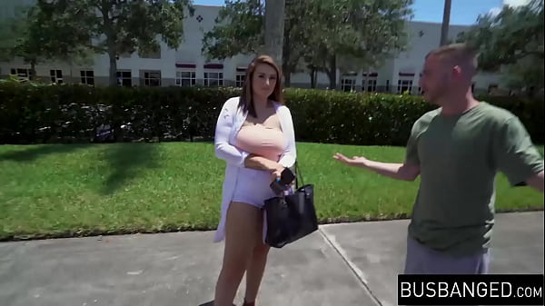 Huge tits_teen Britt Jamestakes adick ride in a_van