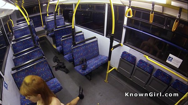 Hairy British amateur bangs in public_bus