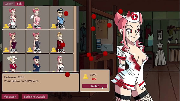 Play MP4 - Gameplay &vert; Visual Novel &vert; Queen&rsquo;s Brothel &num;7 Neue Kleidung f&uuml;r Suki und Queen