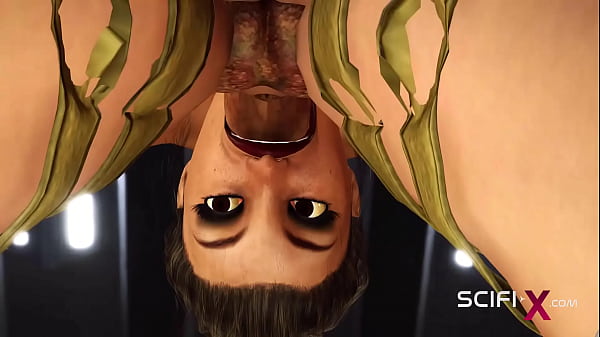 Cyber_hunter fucks hard a sexybrunette in thesci fi_prison