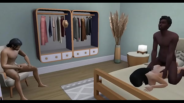 He buries his fat black cockin my ass whilethey watch Part1