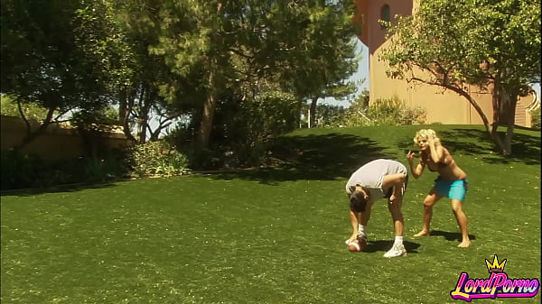 Hot babe eva angelina outdoor fucking and deepthroating hard dick