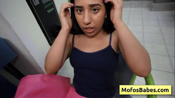 Slutty brunette teen get super horny and want dick_deep inside her_in the public laundromatNikki Mars Jason Legend