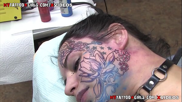 Crazy Fucking Tattoo On Half of her Beautiful Face