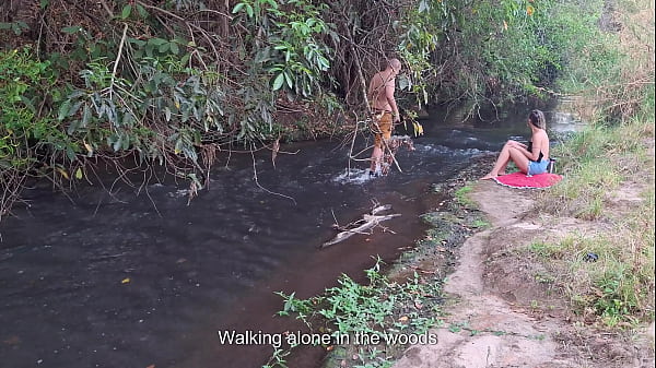 A meeting between strangers at the creek ends in unexpected sex 