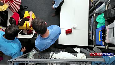 4 cops fuck one small petite thief pixie smalls juan largo tony marzo colten corso logan staxx