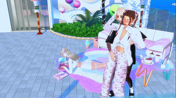 PERVERTED FUTA MISTRESS ARRANGED HARD ANAL SEX AND FACEFUCK WITH STEPSISTER (SIMS   ANIME HENTAI   SFM) 