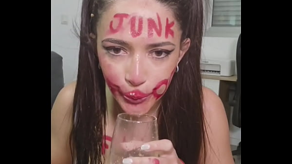 Eating junk food and then puking it all 