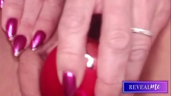 Revealme horny milf shows wet hairy pussy in intense vibrator cum show 