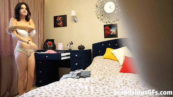 I Filmed My Hot Stepsister In Her Bedroom Changing Into Different Outfits thumbnail