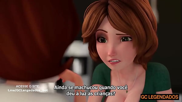 Legendado a tia quis dar o cu para ver como que era