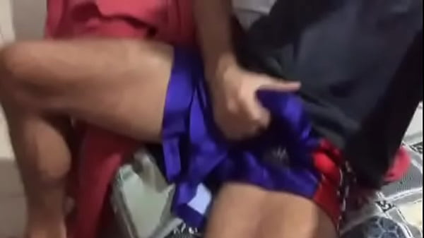 Bulge in shorts. Big dick 
