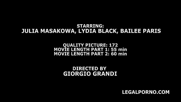 Two Trans Girls DAP'_ed Lidya Black #1 Balls Deep Anal, Pee d. and Swallow BTG021