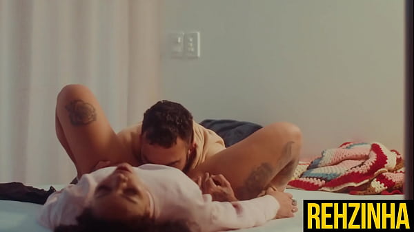 Bbw sharing bed with boss ends with huge cumshot rehzinha 