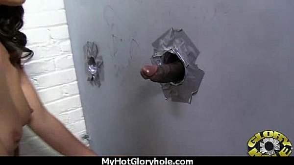 Gloryhole Blowjob Hottie makes every dick cum 10 