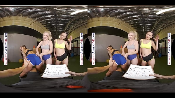 Horny gymtrio gets hard_cardio pump on your big_dick