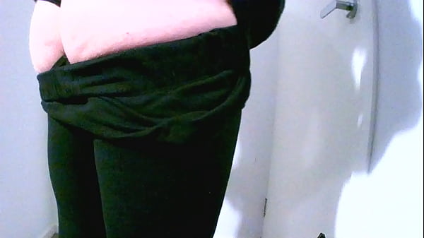 Chubby Butt Sissy shows off Thong 