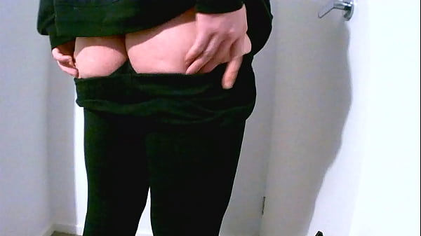 Fat Virgin Sissy Flashes Crystal Butt Plug