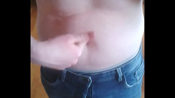 Male albino navel fingering 