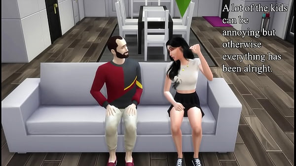 Seduced By My Stepmom in the Kitchen (Sims 4) 