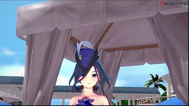 Nonton Clorinde Pov Bikini Sex | Genshin Impact | & Pov On On Sheer & Ptrn: Fantasyking3 thumbnail