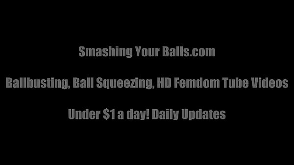 Ballbusting and ball squeezing femdom vids 