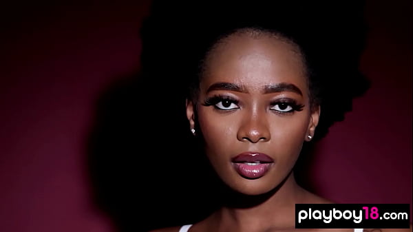 Play MP4 - Skinny naked ebony babe Alicia reveals her black pussy in the bathtube