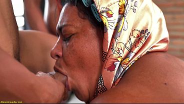 Extreme Fat Belly Granny With Massive Boobs And Glasses Enjoys Big Cocks In All Her Hairy Holes From Stranger Mans With A Massive Bukkake Facial On The End thumbnail