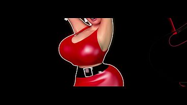Mary Wishing You A Happy Holiday! Futanari Dancing Around!