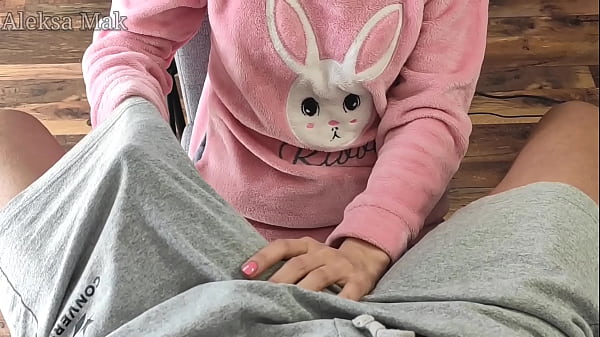 Play MP4 - Hot Brunette Teen Teases And Jerks Off StepBrothers Cock