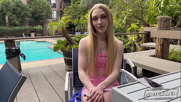 Tiny Blonde Hottie Has Her Tight Hole Stretched Out thumbnail