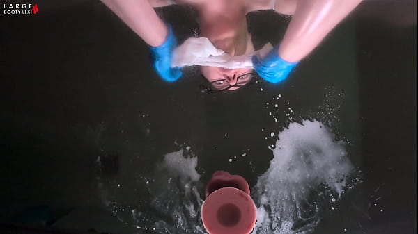 Nurse lexi's cum collection ass and tits pressed on glass handjob titfuck bj wild ride and facial 4k landscape 