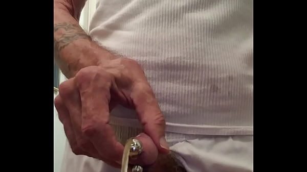 Quick pee through small Prince Albert plug