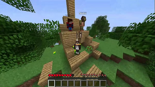 MEU PRIMEIRO VIDEO DE MINECRAFT COM MEUS AMIGOS