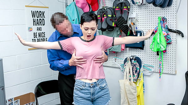 Teen_Gets Into Serious Trouble with The Pervert Security Officer Lyftersex