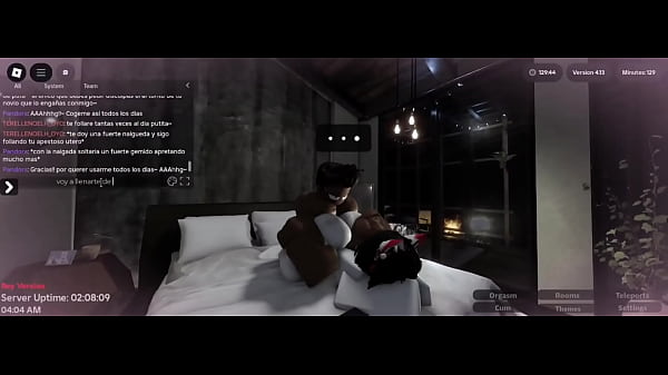 Penetrando duro a fan puta en celo 