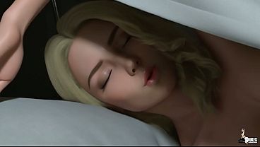 Big tit asian babe gets cum splattered as the bbc futa boss long dicks her new pawg assistant