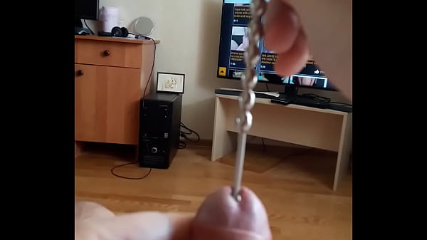 Three 2 Inches Long Tiny Plugs Are Pushed Inside My Cock thumbnail