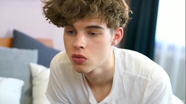 Dmitry pushes his thumb into Nick's ass teasing it before burying his face deep in Nick's hole 