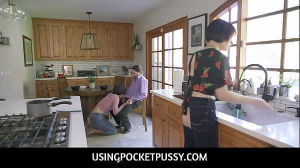 Look Alike StepDaughter and StepMom Share Each Other&rsquo;s Bodies with StepDaddy and Enjoy Freeuse Fuck - Angeline Red, Jessica Ryan 