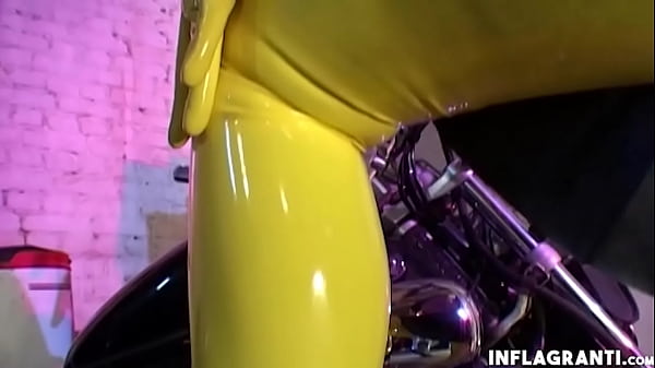 Latex lesbians masturbates their_asses