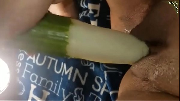 Horny Virgin Wrecks Pussy With_A Cucumber Hot Amateur Cucumber_Cam Homemade