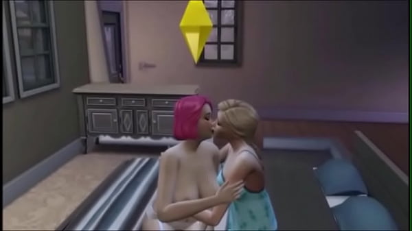 Blonde teen licks mature redheads feet & ass 