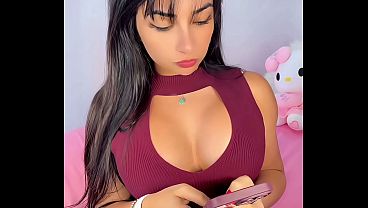 Nonton Mean Gorgeous Latina Emanuelly Raquel Ignoring You While You Jerk Off Extreme Dirty Talking thumbnail