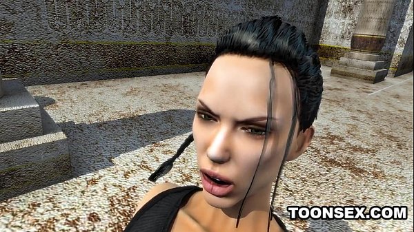 Sexy_3D Lesbian Licking a Black Babe_s Pussy