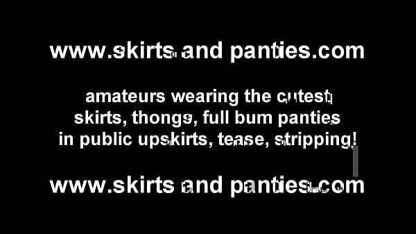 Sexy Amateur Cuties In Skirts And Panties 