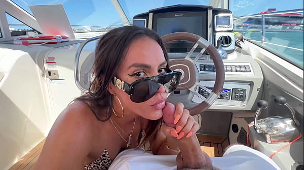 My Bestie Kira Perez And I Share Jmac's Big Dick On His Boat thumbnail