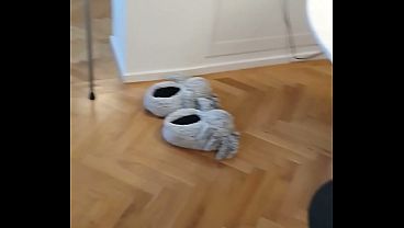 Bts Tease Fest: Candie Cross' Skinny Spinner Try-on Turns Into Cock Craving & Raw Pounding Session thumbnail