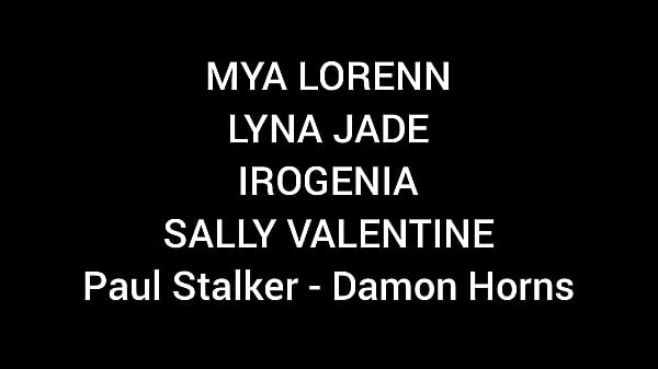 Wild orgy 4 sex hungry girls vs 2 lucky guys mya lorenn lyna jade irogenia sally lys pussy fucking anal dp 